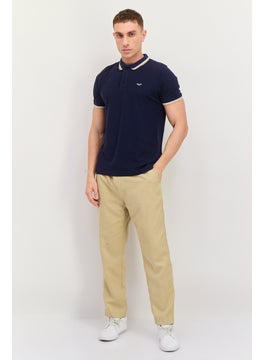 Threadbare Men Regular Fit Short Sleeve Embroidered Logo Polo Shirt, Navy  - Image 4