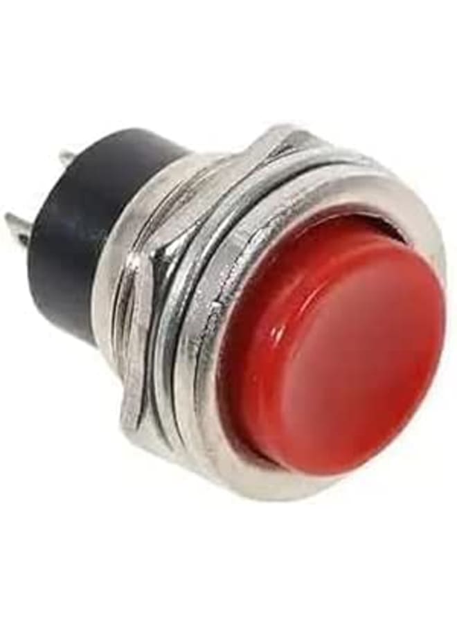 Metal Momentary Push Button 2 pin Red 16mm (2PCS).