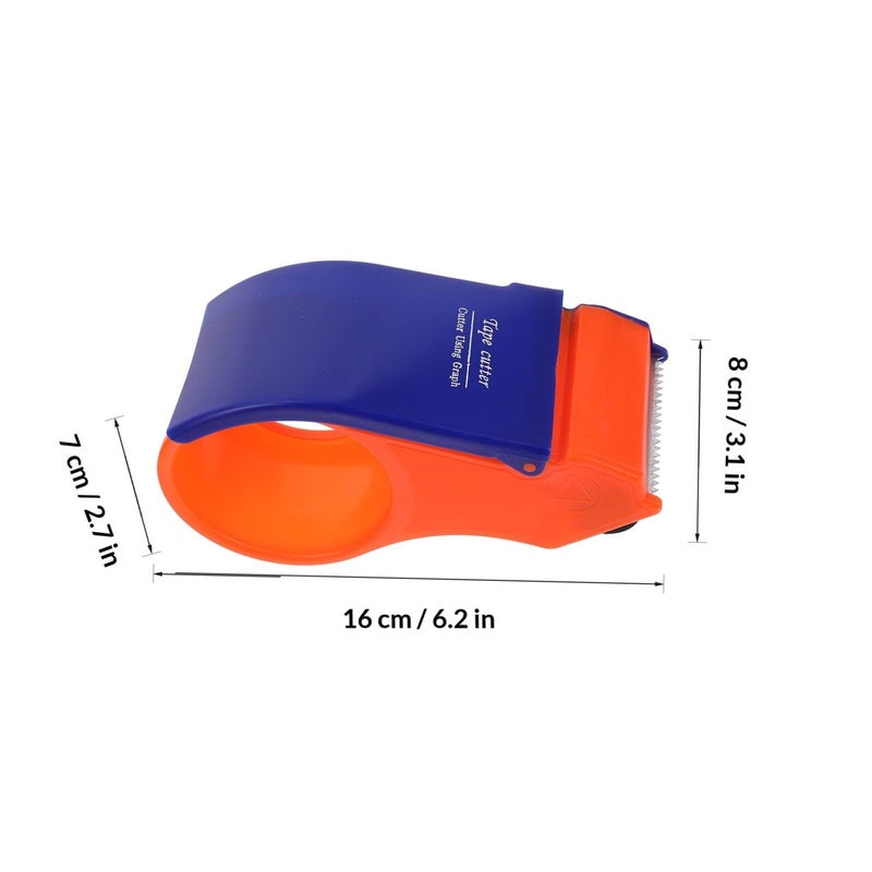 Plastic Tape Dispenser 3 Pack 6cm Cutter Holder for Office and Supermarket - Image 3