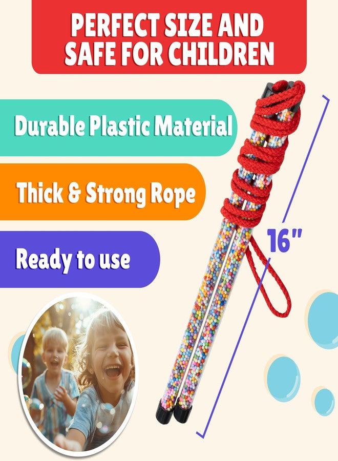 Atlasonix Giant Bubble Wands for Kids | 2 Pack Huge Bubble Maker Kit with Big Bubble Powder | Fun Outdoor Toy for Boys & Girls | with 2 Packs of Giant Bubbles Mix for Parties & Playtime - Image 3