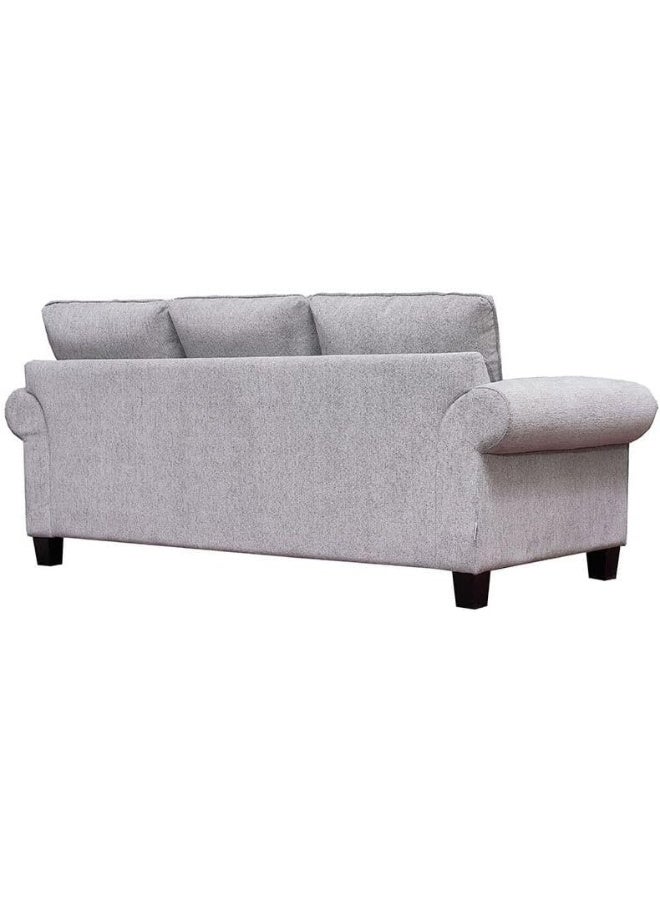 Comfynest Comfynest Carta 3Seater Fabric Sofa With 2Year Warranty 210X88X92Cm Grey - Image 4
