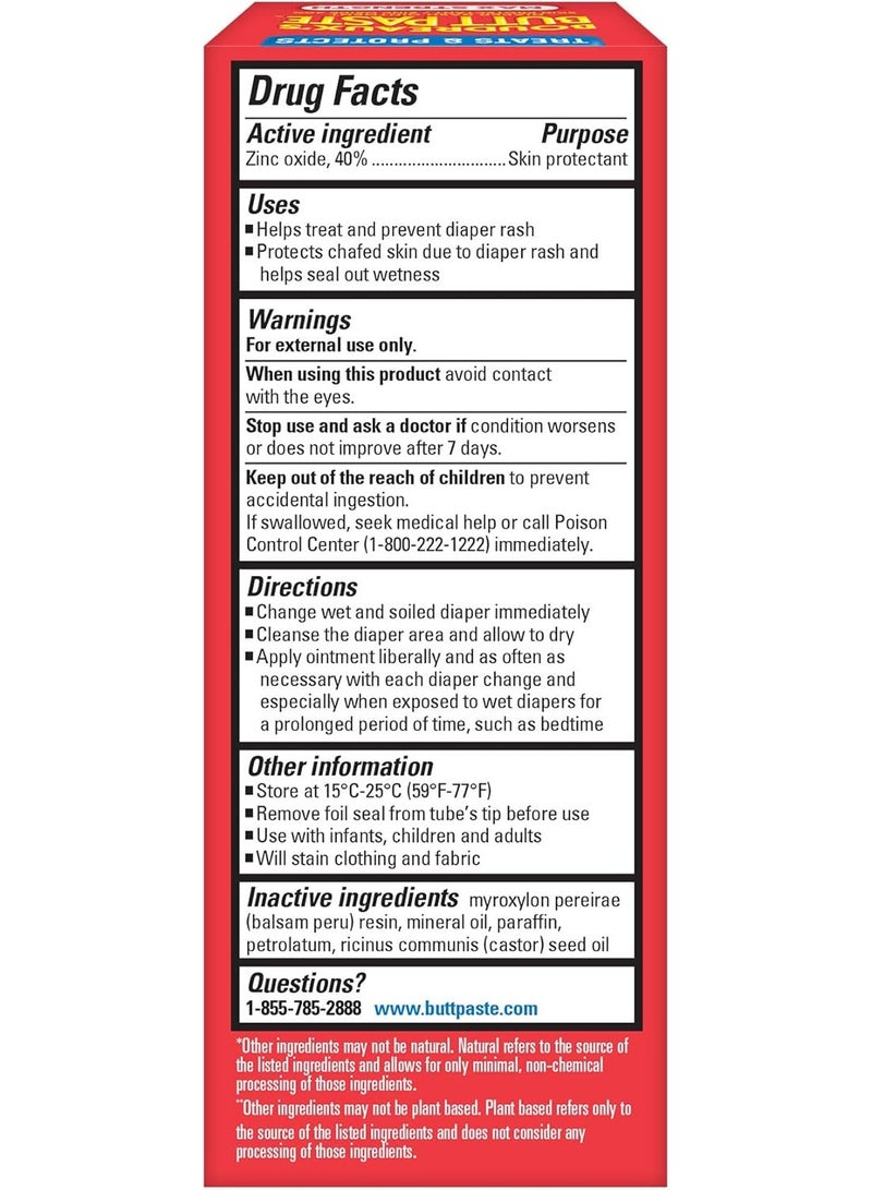 Boudreaux's Butt Paste Diaper Rash Ointment, Max Strength - 2 oz - Image 2