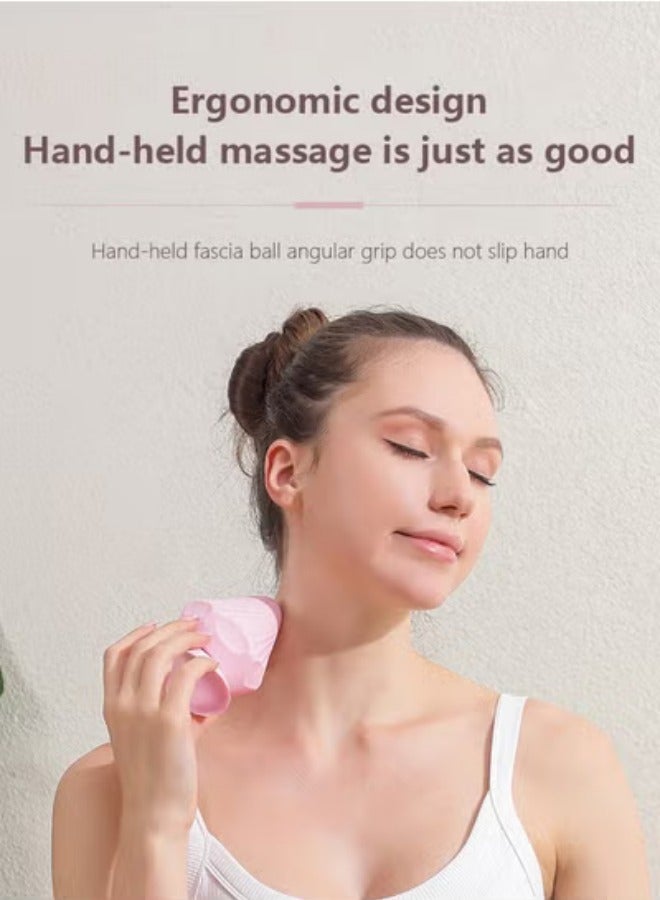 كرة تدليك كهربائية لتخفيف الألم | جهاز تدليك لليد والرأس والقدم | تمارين اللياقة البدنية وتحرير اللفافة العضلية | الضغط المهدئ لتخفيف التوتر واسترخاء العضلات - Image 2