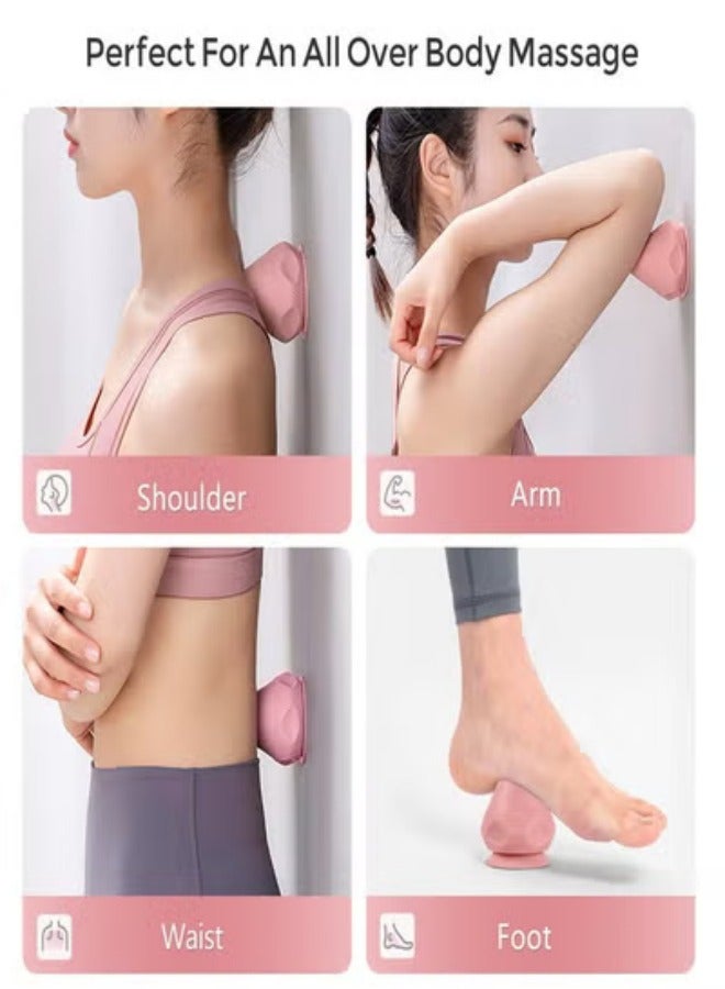 كرة تدليك كهربائية لتخفيف الألم | جهاز تدليك لليد والرأس والقدم | تمارين اللياقة البدنية وتحرير اللفافة العضلية | الضغط المهدئ لتخفيف التوتر واسترخاء العضلات - Image 3