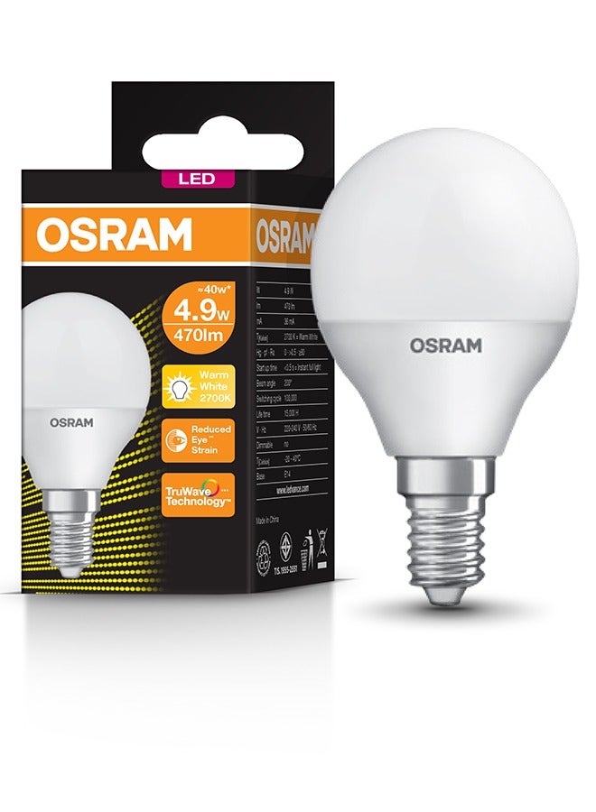 Osram 4.9W LED Bulb Warm White - Image 1