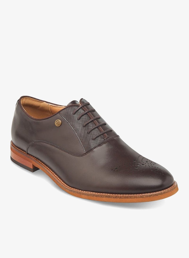 DUCHINI Men Lace-Up Oxford Shoes - Image 3