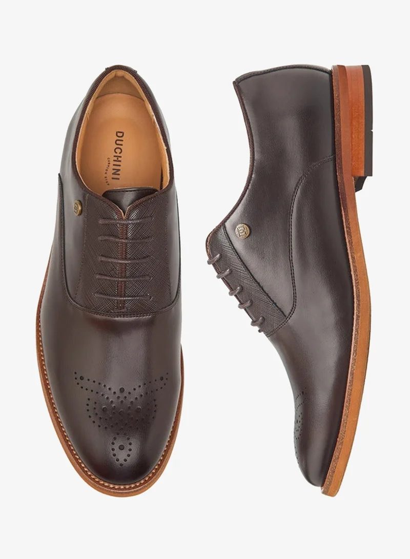 DUCHINI Men Lace-Up Oxford Shoes