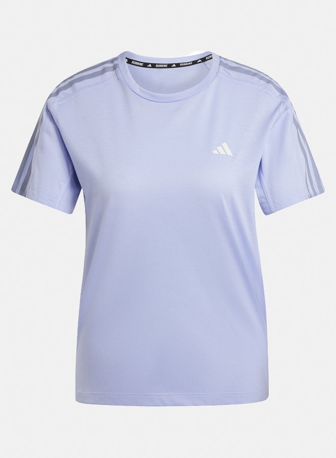 Adidas own the run 3 stripes women's t-shirt - Image 2