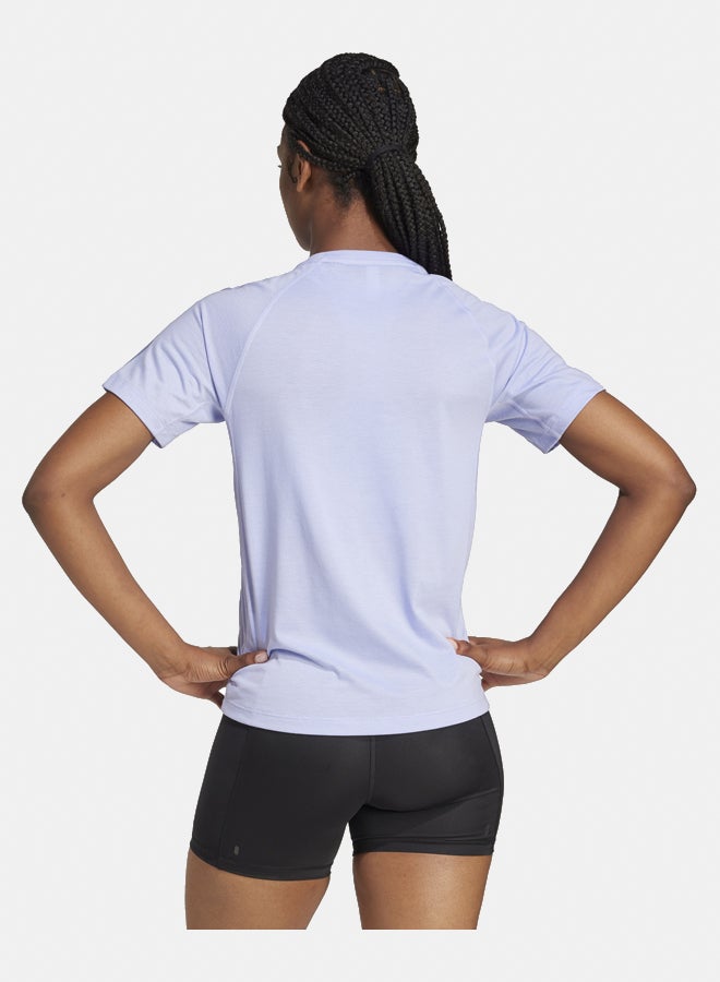 Adidas own the run 3 stripes women's t-shirt - Image 4