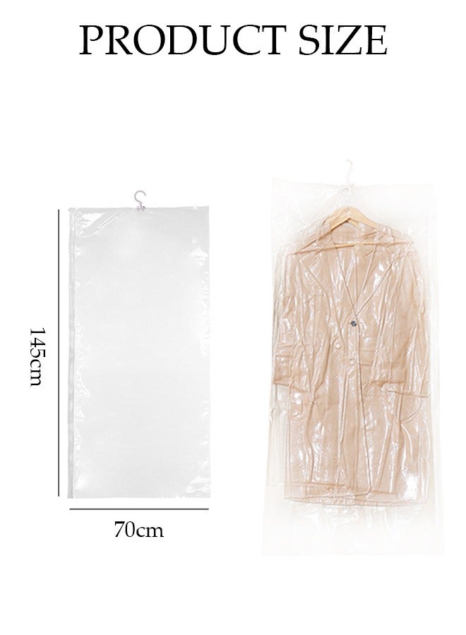 DUNISO Hanging Vacuum Space Saver Bag, 3 Pack Reusable Vacuum Storage Bag(70 x 145 cm) with Hangers, Vacuum Seal Storage Bag with Hand Suction Pump, Space Bags Vacuum Bag for Sweater, Coat, Suit  - Image 4