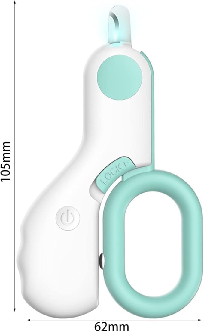 VALUEVIBES Small Animal Nail Clipper, Cat Nail Clipper with LED Light, Best Cat Claw Care Kit for Home Grooming, Professional Grooming Tool for Small Dog Cat Puppy Kitten (Mint Teal) - Image 2
