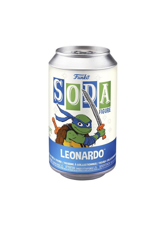 Funko Vinyl SODA: Teenage Mutant Ninja Turtles (TMNT) - Leonardo - 1/6 Odds for Rare Chase Variant - Collectable Vinyl Figure - Gift Idea - Official Merchandise - Image 2