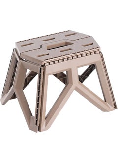SEVIA SEVIA Geometric Design Foldable Stool Heavy Duty Indoors and Outdoors Folding Stool for Mountain Climbing Camping Barbecues Fishing Athletic Meets Long Trips Gardens  - Image 1