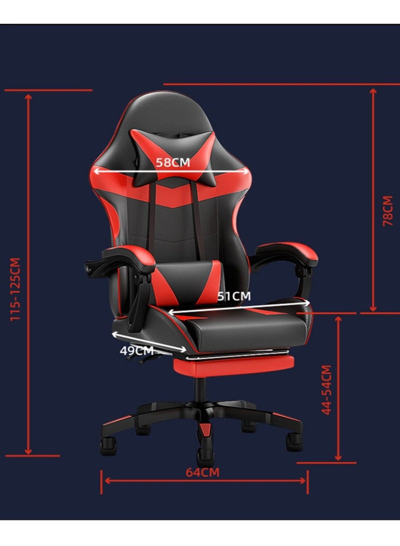 PENG GENERAL Gaming Chair with Footrest, Racing Gaming Chair, Computer Gamer Chair Ergonomic Game Chair with Adjustable Headrest and Lumbar Support - Image 3