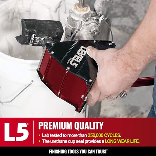 Level-5 LEVEL5 Drywall Compound Pump | Fill Flat Boxes & Tapers (Gooseneck Sold Separately) | Professional Grade Equipment | Free Box Filler Valve | Drywall Sheetrock Gyprock | 4-771 - Image 3