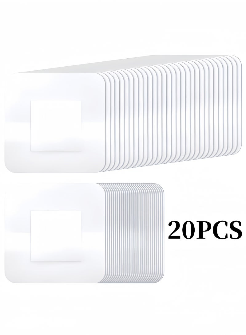 Peachjoy 20 PCS Self Adhesive Wraps Self-adhesive Tape Breathable Tape Waterproof Tape 10 x 10cm - Image 1