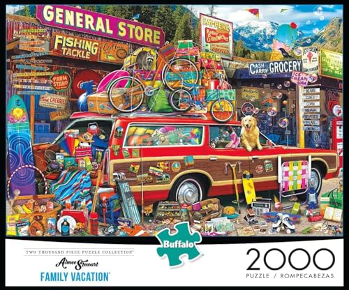 Buffalo Games - Aimee Stewart -Family Vacation - 2000 Piece Jigsaw Puzzle For Adults -Challenging Puzzle Perfect for Game Nights - Finished Size is 38.50 x 26.50 - Image 3