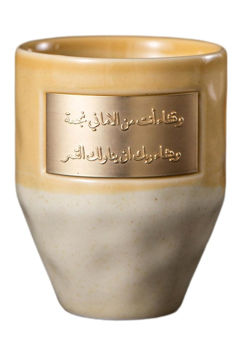 فنجان قهوة سيراميكي إبداعي مع لوحة اسم، يغسل باليد فقط، أدوات شرب متعددة الاستخدامات قابلة لإعادة الاستخدام، مواد صديقة للبيئة قابلة لإعادة التدوير مناسبة للتجمعات العائلية، المطاعم، الهدايا - Image 2