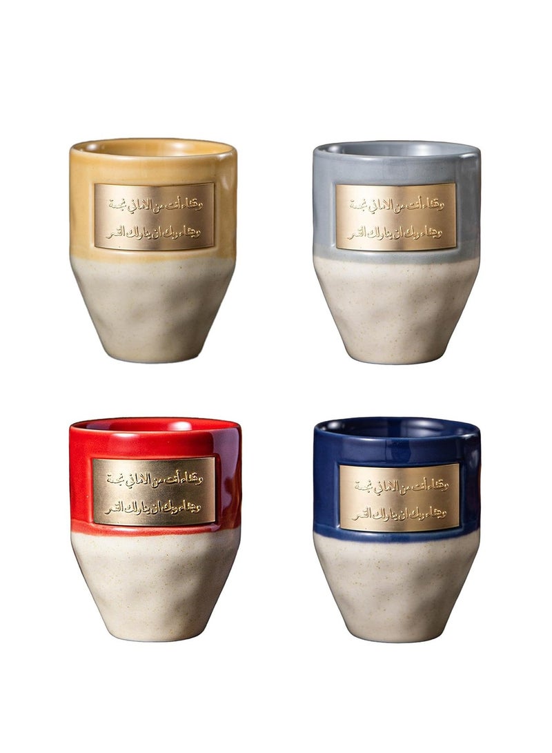 فنجان قهوة سيراميكي إبداعي مع لوحة اسم، يغسل باليد فقط، أدوات شرب متعددة الاستخدامات قابلة لإعادة الاستخدام، مواد صديقة للبيئة قابلة لإعادة التدوير مناسبة للتجمعات العائلية، المطاعم، الهدايا - Image 5