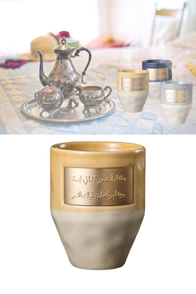 فنجان قهوة سيراميكي إبداعي مع لوحة اسم، يغسل باليد فقط، أدوات شرب متعددة الاستخدامات قابلة لإعادة الاستخدام، مواد صديقة للبيئة قابلة لإعادة التدوير مناسبة للتجمعات العائلية، المطاعم، الهدايا - Image 1