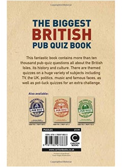 The Biggest British Pub Quiz Book: Over 10,000 questions  - Image 2
