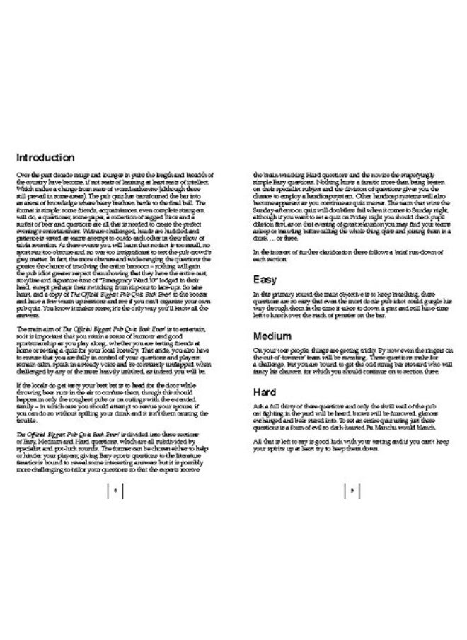 null - The Biggest British Pub Quiz Book: Over 10,000 questions - Image 1
