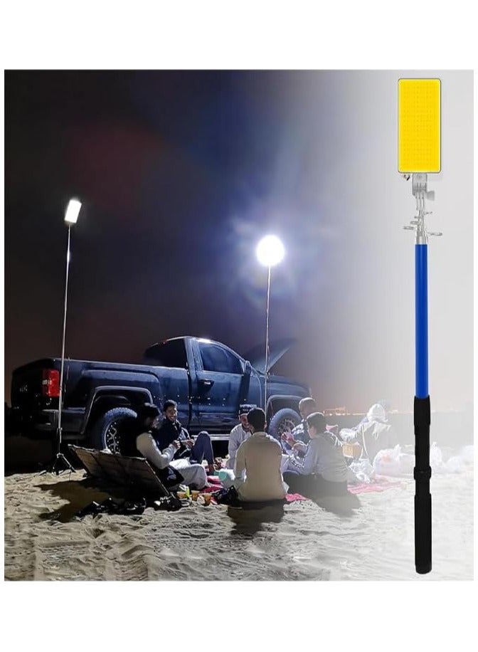 Camping Light, Outdoor Multifunction COB Led Light with Remote Control, 800W 5M 48000LM Portable Detachable Multi-Mode Light for Camping, Garden, Fishing, Emergency Car repair