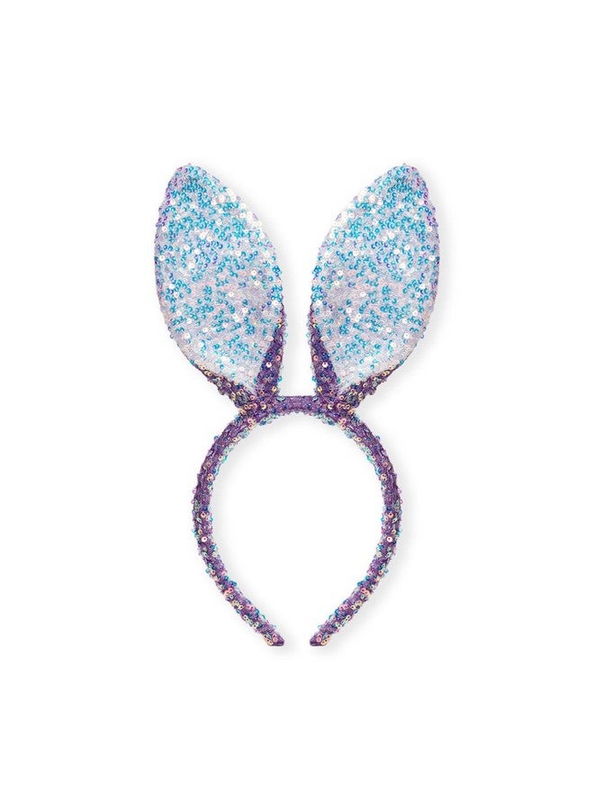 Radhu & Kabby Bunny Ears Sequins Hair band for Girls Kids | Sparkly Girls Hair Accessories | Rabbit Headbands | Hair bands for Girls | Girls hair Accessories, Fun Hair Bands (1 Pc) - Image 1