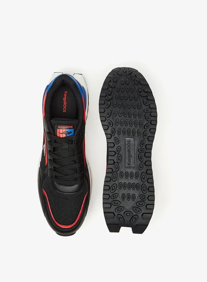 كانغاروس Men's Textured Lace-Up Sneakers