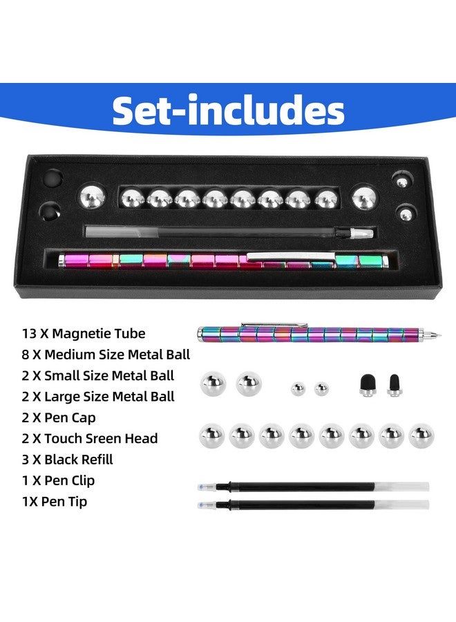 DAIKOYE Fidget Pen Magnet Toys Fidget Toys Magnetic Pen Funny Pens Gifts For Teen Boys Teen Girls Gifts For Kids - Image 2