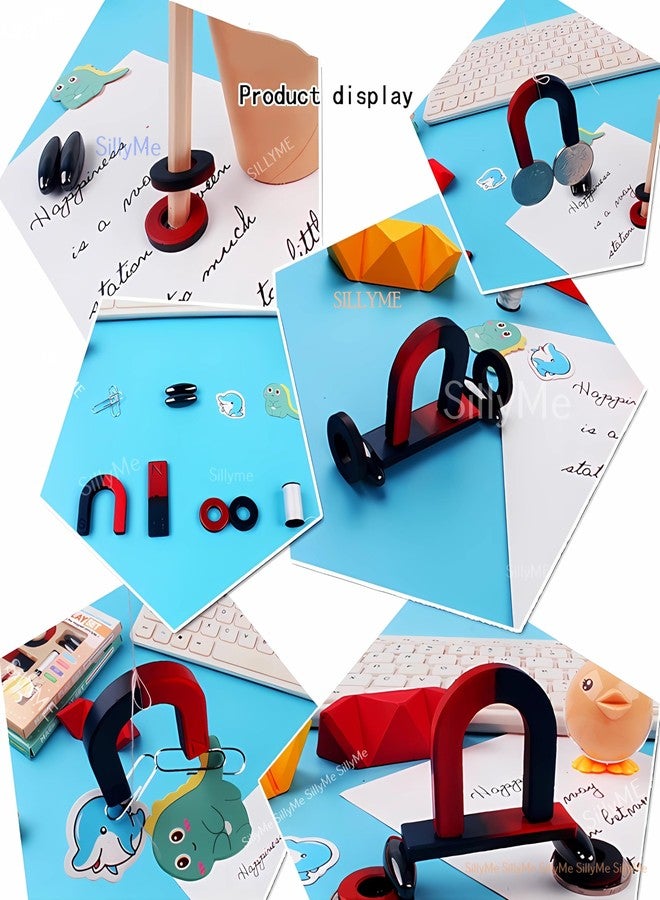 SILLYME 6pcs Small Educational Magnetic Science Experiment Kit - Return Gifts Birthday Party for Kids - Return Gift for Kids Birthday Age 6-10 8-12 Years - Image 4