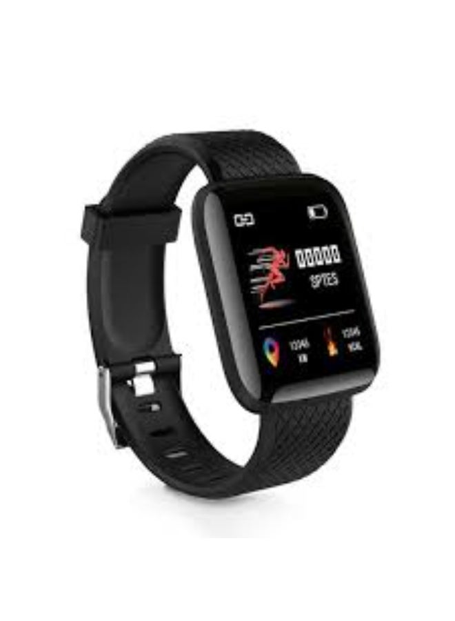 116 Plus Smart Watch for Men with Blood Pressure, Heart Rate & Fitness Monitoring, HD Display Activity Tracker with Smart Notifications