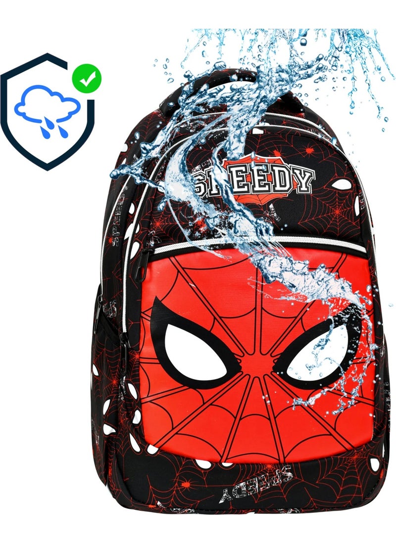 Çantaland - 3-Piece School Set, Spiderman Patterned Primary School Bag + Lunch Box + Pencil Case - Image 1