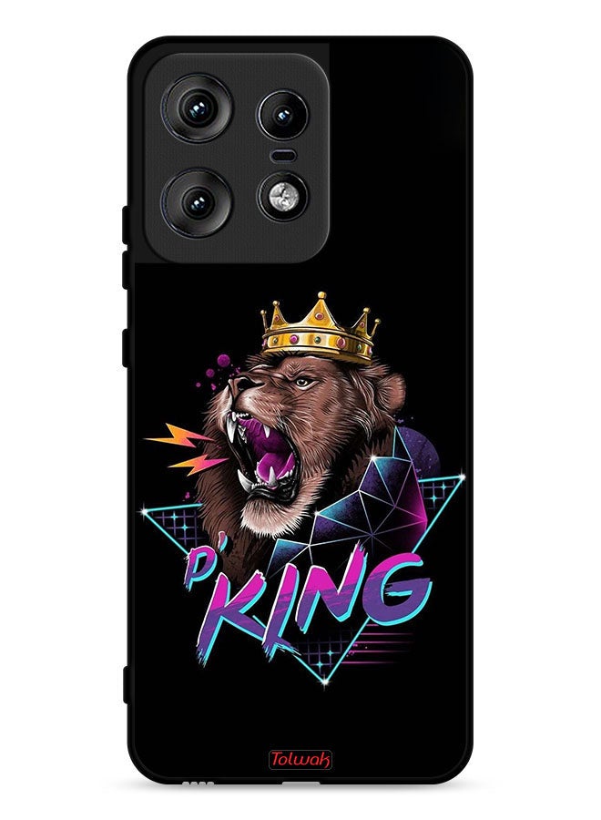 Tolwak Motorola Edge 50 Pro 5G Protective Case Cover Lion King Art - Image 1