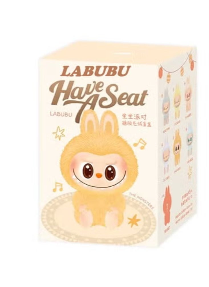 LABUBU Labubu Keychain Collectible Toy Art 17cm Fun Plush Vinyl – Single Box Assorted (1PC only) China version  - Image 1