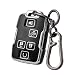 CHATYYD Key fob Cover for GMC with KeychainSoft TPU Car Key Cover Case for GMC Yukon Sierra 1500 Chevy Silverado Suburban Tahoe AccessoriesBlack - Image 2