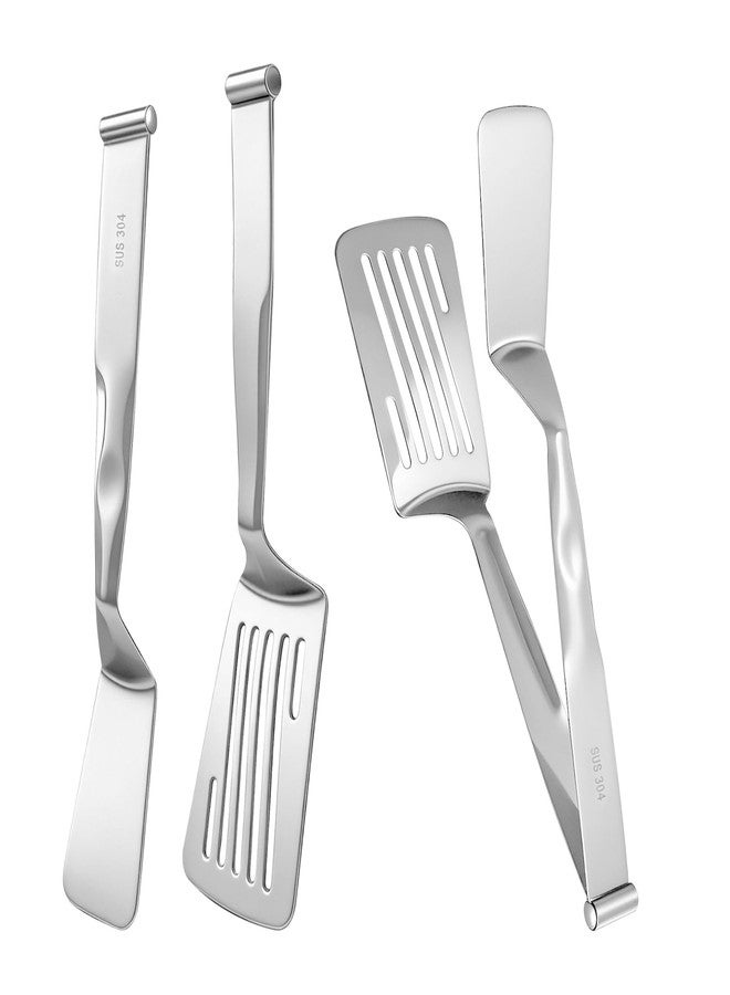 KIBBEH All-Purpose Detachable Cooking Tongs, Flexible Spatula Tool for Grilling, Frying, and Griddling, Heat-Resistant Kitchen Utensil (12.8inch) - Image 1