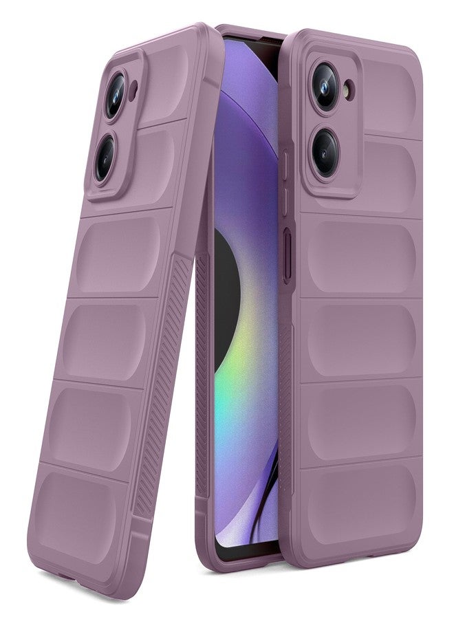 Zapcase Back Case Cover for Realme 10 Pro 5G | Compatible for Realme 10 Pro 5G Back Cover | Liquid Silicon Magic Case with Camera Protection | Lavender - Image 1