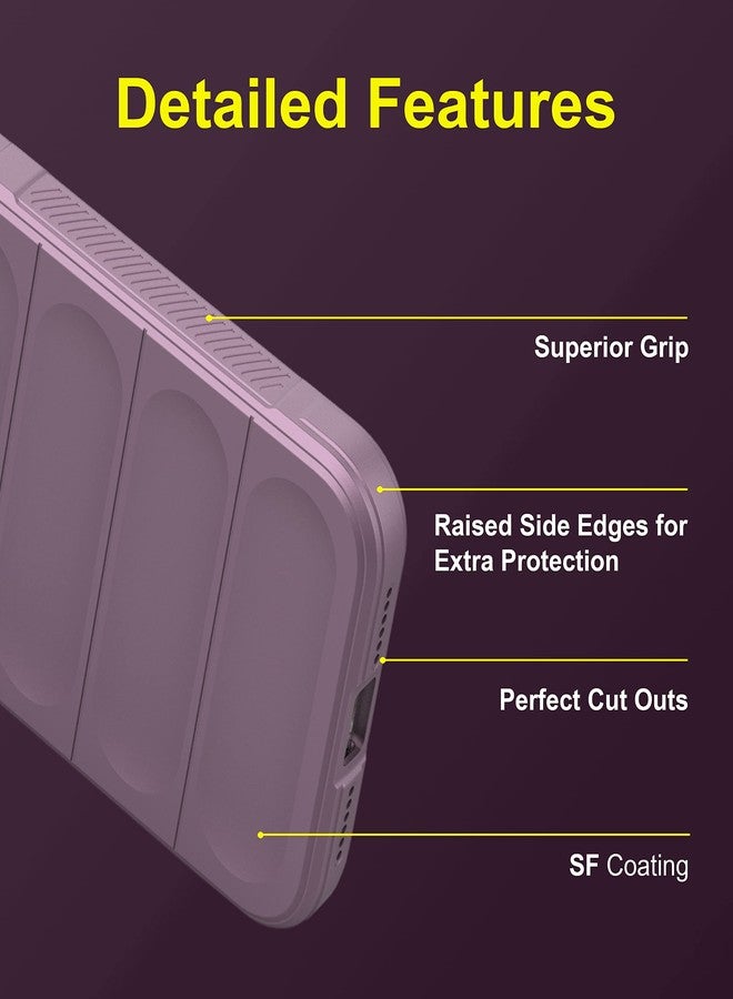 Zapcase Back Case Cover for Realme 10 Pro 5G | Compatible for Realme 10 Pro 5G Back Cover | Liquid Silicon Magic Case with Camera Protection | Lavender - Image 2