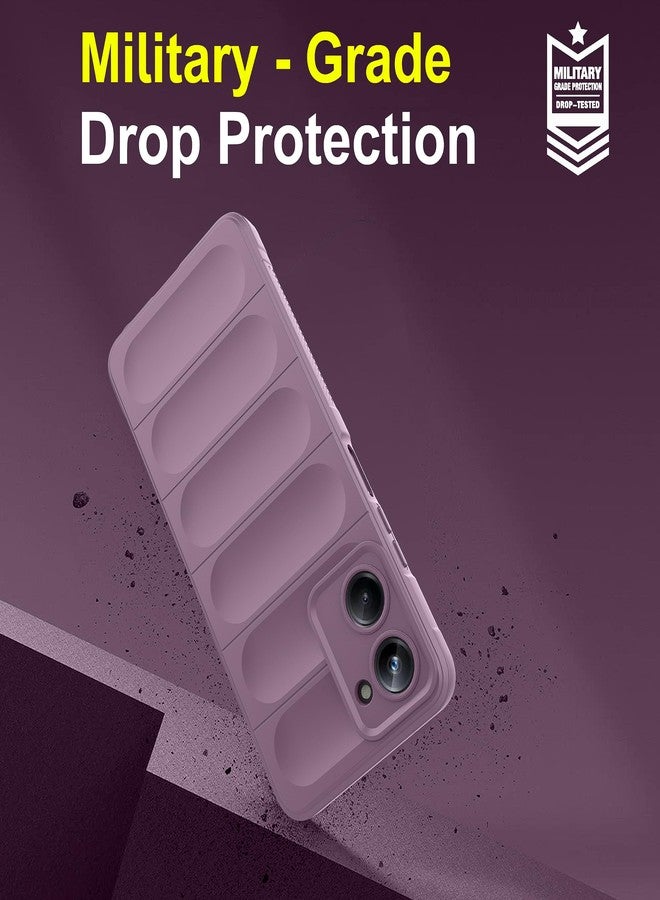 Zapcase Back Case Cover for Realme 10 Pro 5G | Compatible for Realme 10 Pro 5G Back Cover | Liquid Silicon Magic Case with Camera Protection | Lavender - Image 5