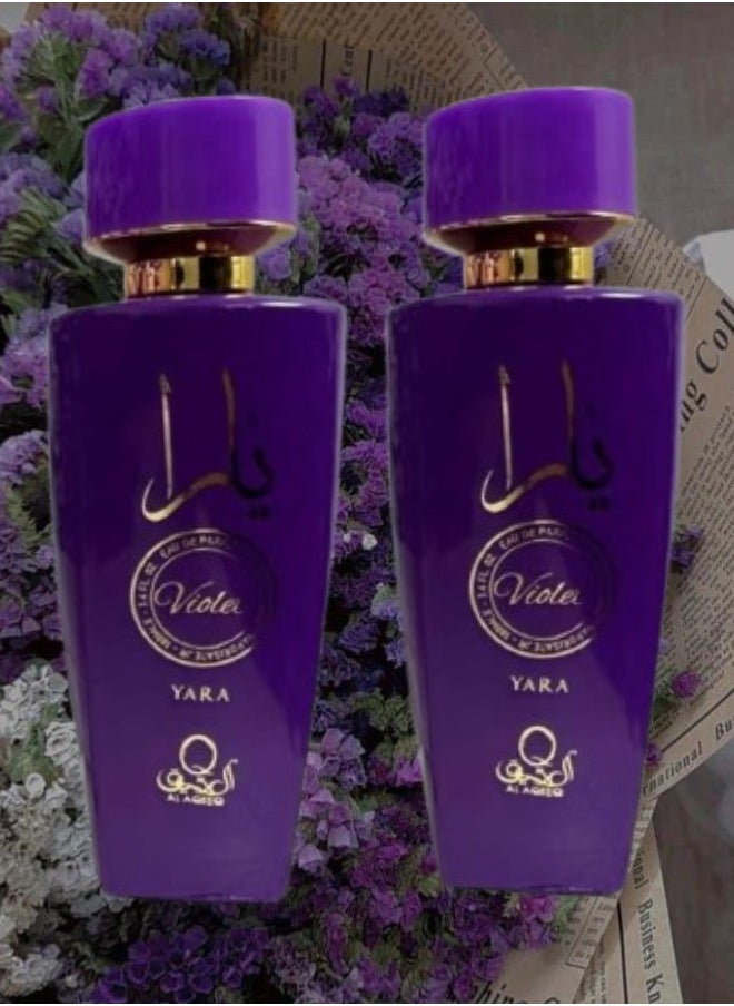 2 Pieces Yara Violet Perfume 100ML - pzsku/Z14B5F2741BF4EC04ACA7Z/45/_/1732251305/4af0fe25-80b0-4b4e-be58-f967c09733bc