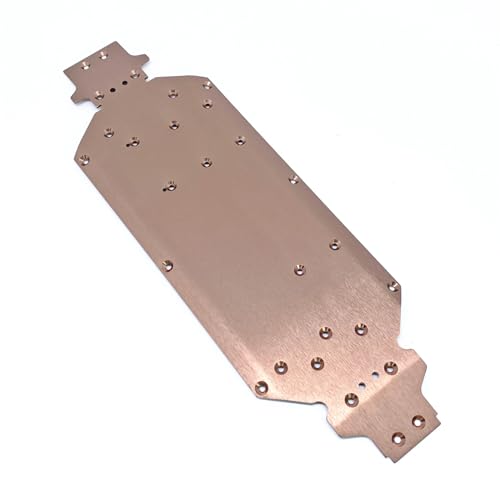 KingVal Replacement Metal Chassis Bottom Board RC Spare Parts Compatible with WLtoys 124019 124018 124017 124016 124007 112 RC Car - Image 1
