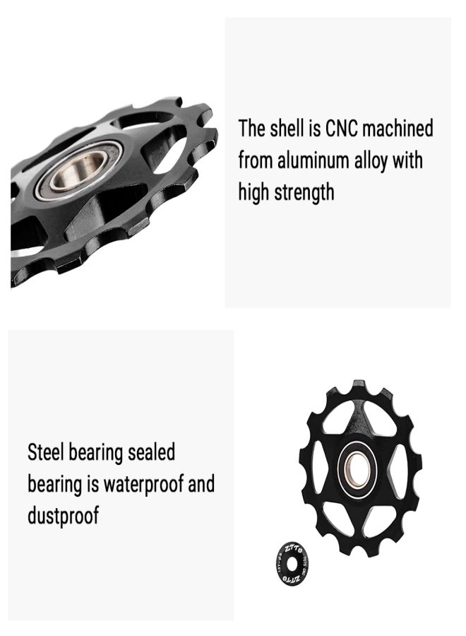 ZTTO Bike Jockey Wheel Rear Derailleur Pulley 11T Sealed Bearing Aluminum Alloy Jockey Wheel - Image 3
