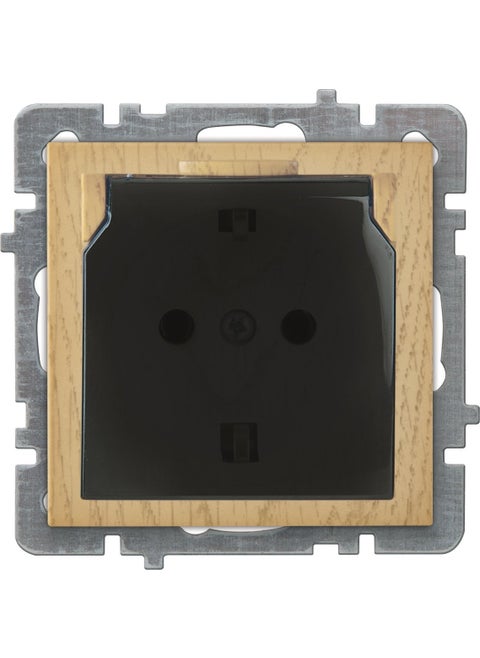 Touran Maple Covered Grounded Socket Without Frame