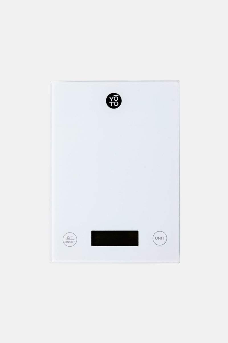 YOTO Digital Kitchen Scale, White  - Image 1