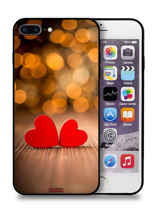 Tolwak Apple iPhone 7 Plus Protective Case Two Beautiful Hearts - Image 1