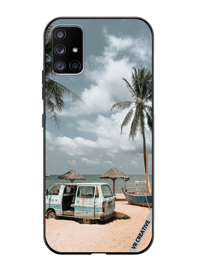 VR CREATIVE Protective Case Cover For Samsung Galaxy A51 5G Moody Summer Day Design Multicolour - Image 1