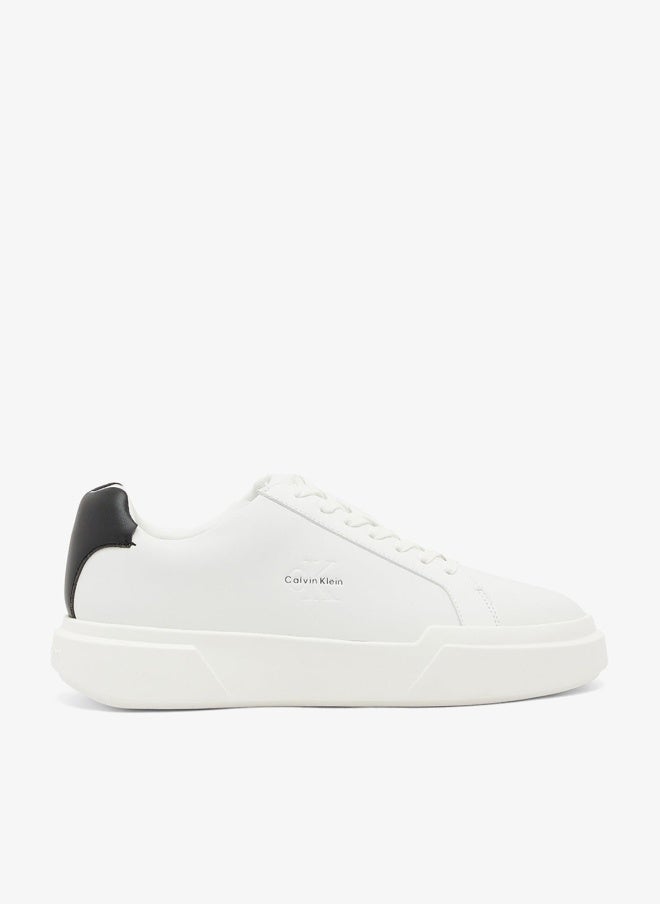 Calvin Klein Jeans Leather Durable Traction NYC Trainers - Image 1