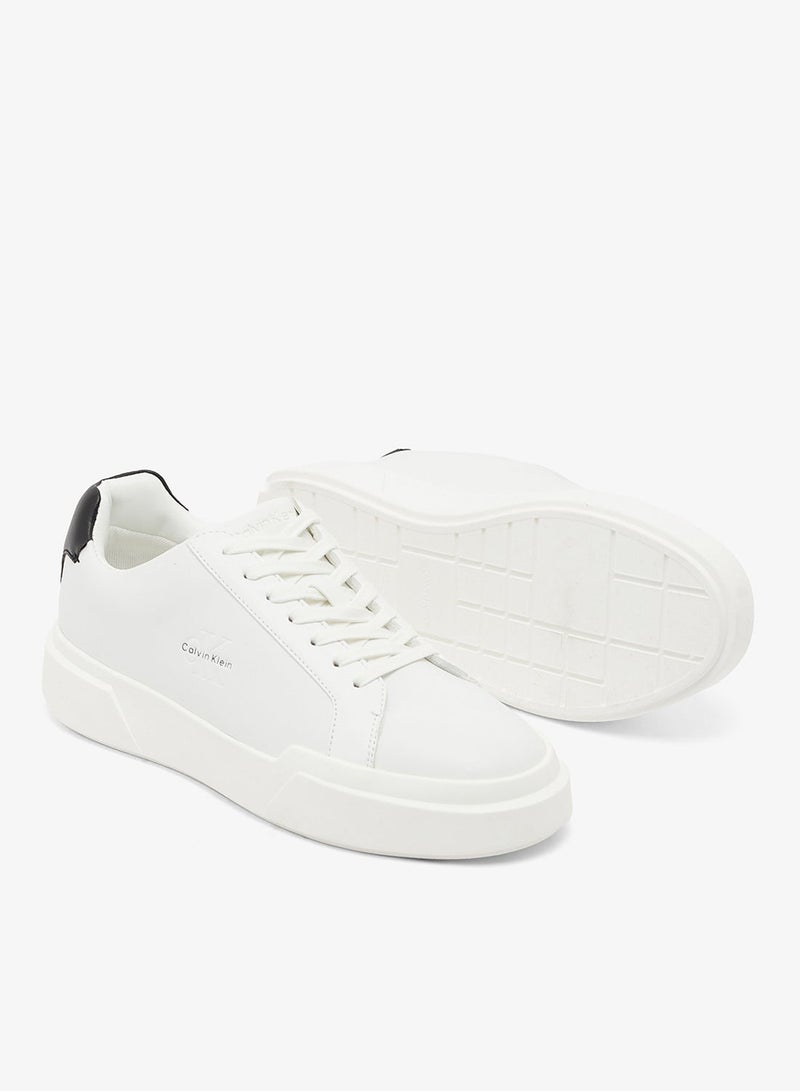 Calvin Klein Jeans Leather Durable Traction NYC Trainers - Image 3