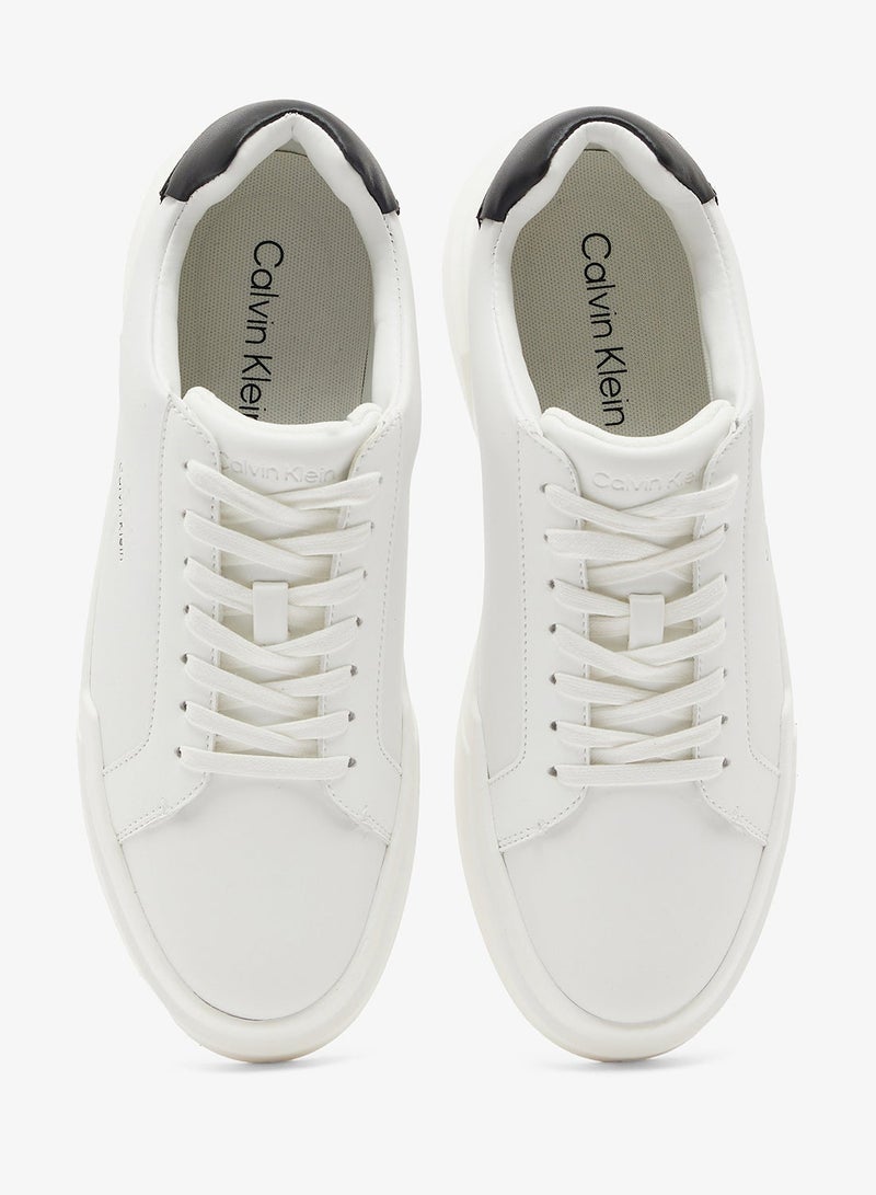 Calvin Klein Jeans Leather Durable Traction NYC Trainers - Image 4
